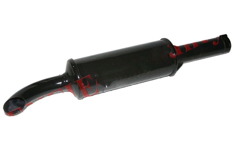 Exhaust Silencer Mini Vertical Black Enamel Coated Fit For