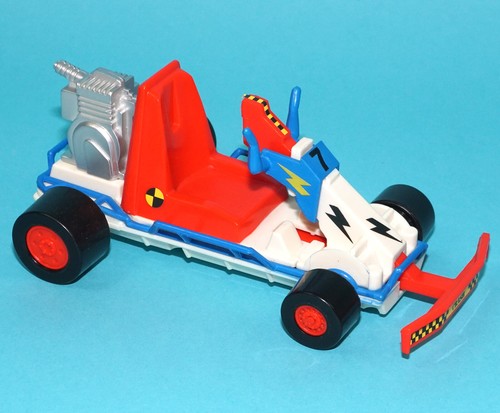 INCREDIBLE CRASH DUMMIES CRASH GO KART COMPLETE BOXED US BOX 1991 TYCO - Picture 8 of 12