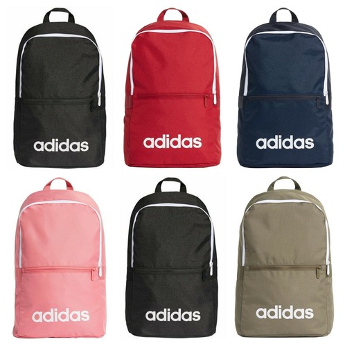 ADIDAS Zaino Scuola lineare zaini Gym Training Sport Bag Black | eBay