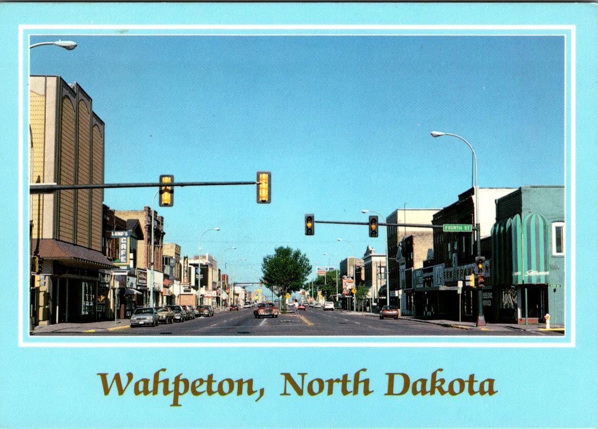 Wahpeton, ND North Dakota STREET SCENE Lund's Cafe RICHLAND COUNTY 4X6 ...