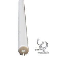 8pk 5ft Round shape Aluminum channel for LED Strip Light fit up to 12mm