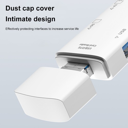 Adaptateur Lecteur Carte SD/TF Utile Type-C/USB/Micro Lecteur Carte Mémoire pour Ordinateur Portable - Photo 10/15