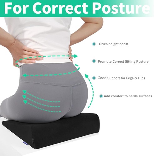 Orthopaedic Wedge Cushion 11 Degree Seat Durable Foam Pad Water-Resistant Cover - Picture 11 of 54