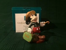 WDCC Mr. Mouse Takes a Trip - Mickey Mouse "Traveler's Tail" + Box & COA
