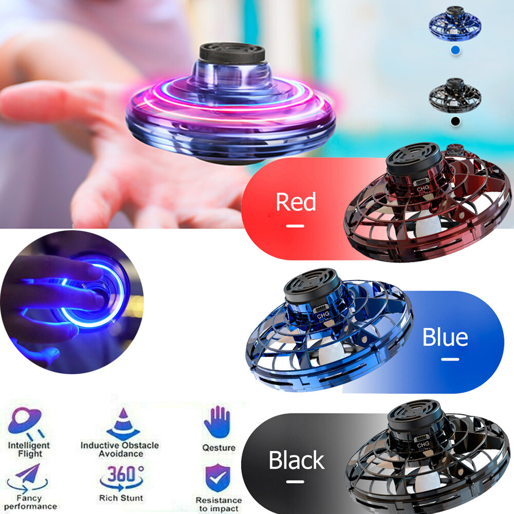 Flynova MINI Drone UFO Flying Gyro Spinner Kids Toys Induction Lighting ...