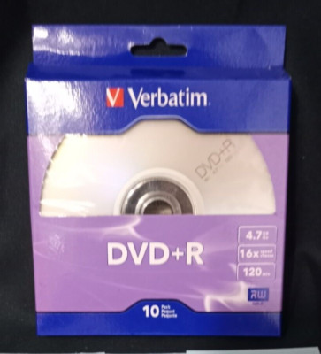Verbatim DVD-R Blank 4.7GB PACK of 10