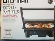 Chefman Multi-functional 180° Grill + Panini Press