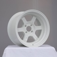 1 Pc Only Rota Wheel Grid V 15x9 4x100 0 67.1 White 1 Pc Only Rota Wheel Grid V 15x9 4x100 0 67.1 White