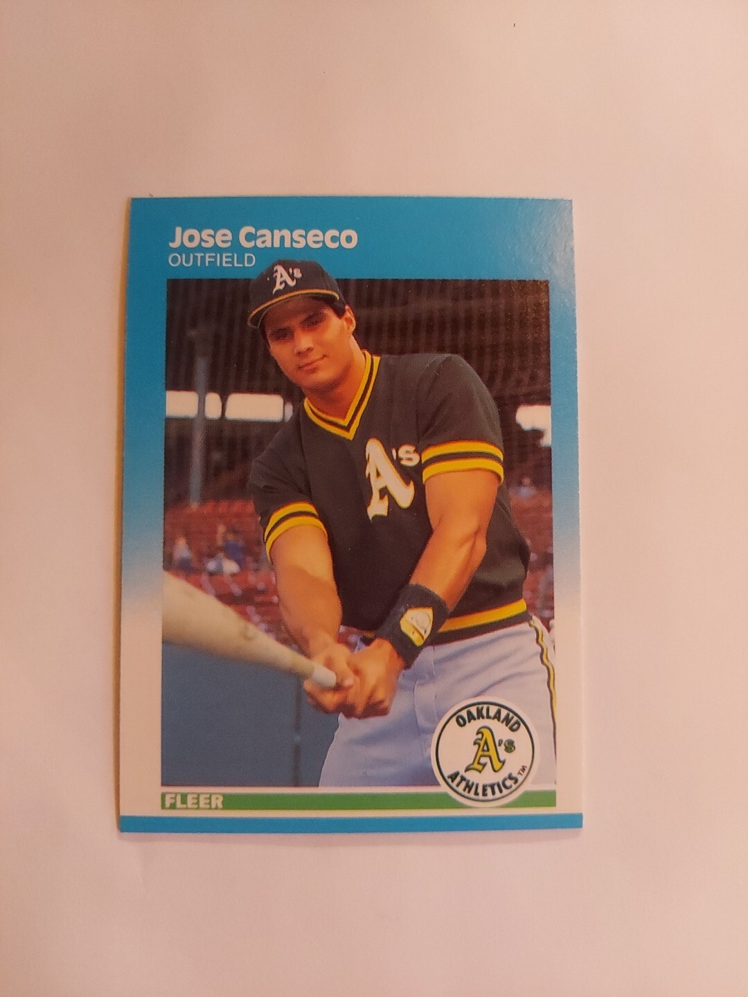 1987 Fleer - #389 Jose Canseco
