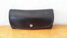 Vintage Eye Glasses Eyeglasses Case Snap Close Dark Brown Pre-owned