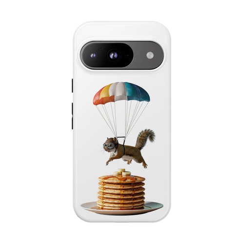 Cute Squirrel Phone Case - Fun Parachute Design, Gift for Animal Lovers, [...] - 第 132/261 張圖片