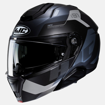 HJC i91 Carst Modular Sunscreen Motorcycle Helmet Gray XS S M L XL 2XL DOT BK