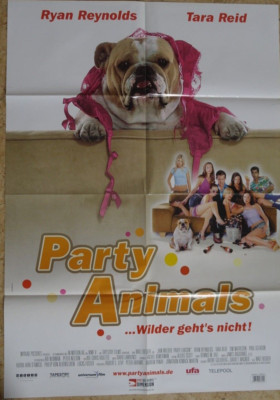 P109 Filmplakat - PARTY ANIMALS  Ryan Reynolds / Tara Reid