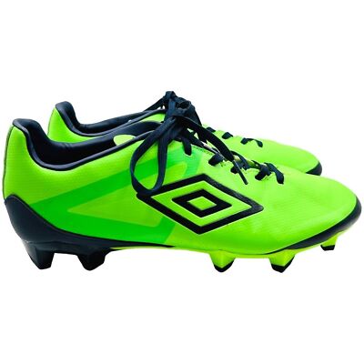 Umbro Velocita Club HG Soccer Cleats Highlighter Lime Green 