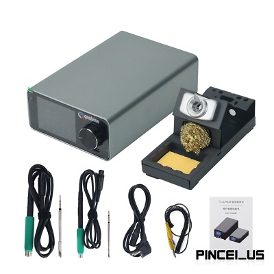 GEEBOON TC22 240W Soldering Station Kit with T245 T210 Handles + C245 C210 Tips