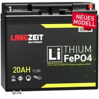 Lifepo4 20Ah 12V Akku Langzeit Lithium Batterie Usv Boot Camping Ers. 18Ah