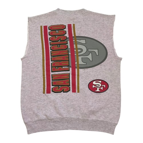 VINTAGE SAN FRANCISCO 49ERS SWEATSHIRT SMALL S MENS CREWNECK PULLOVER SF NINERS - Picture 2 of 4