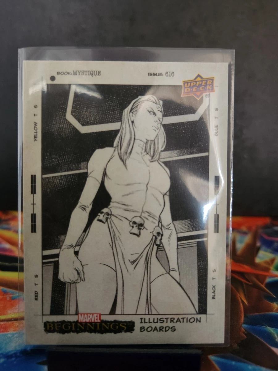 2022 UD Marvel Beginnings Illustration Boards #IB-81 Mystique | eBay