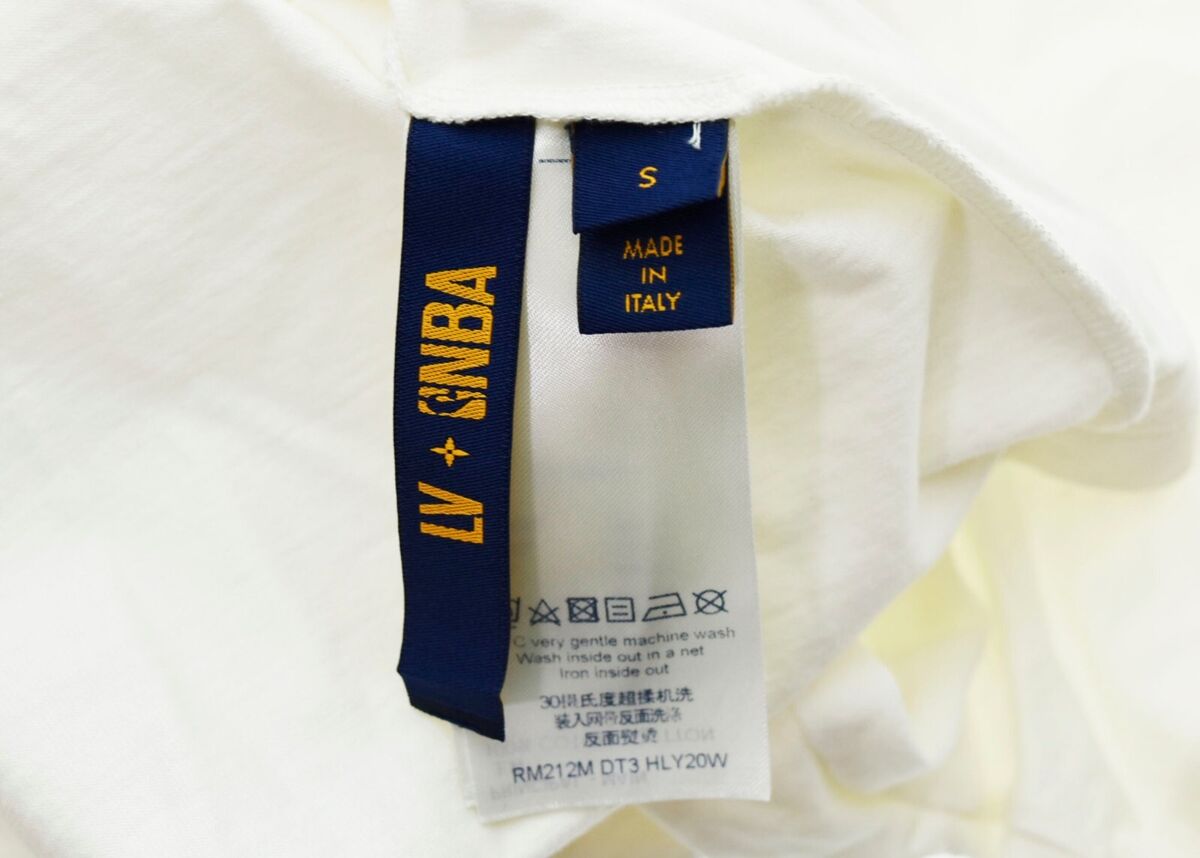 LOUIS VUITTON NBA RM212M DT3 HLY20W Letter print T-shirt S LOUIS VUITTON NBA RM212M DT3 HLY20W Letter print T-shirt S