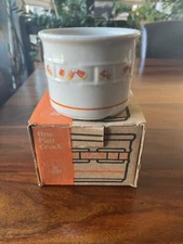 Longaberger 1 Qt Candy Corn Crock - NEW - Free Shipping