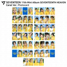 SEVENTEEN 11th Mini Album SEVENTEENTH HEAVEN Carat Ver Official Photocard KPOP