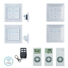 Funk Rollladen Steuerung Funkempfänger Fernbedienung für Rollo Rollladen Motor