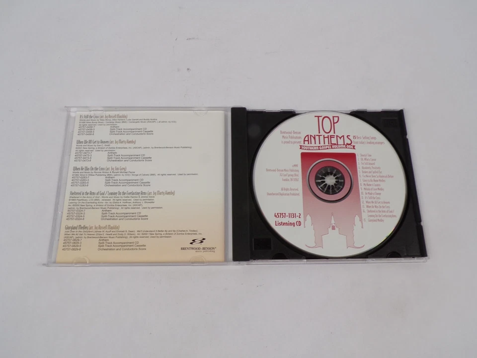 Brentwood-Benson Music Publishing Top Anthems Southern Gospel Volume One CD#68 Foto 4 de 4