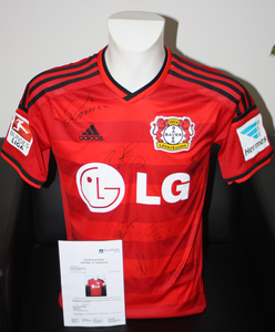 Bayer Leverkusen Trikot 2015 2016 Teamsigniert Bundesliga Autogramm Gr 176 Ebay Bayer Leverkusen Trikot 2015 2016 Teamsigniert Bundesliga Autogramm Gr 176 Ebay