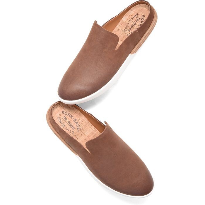NIB Kork-Ease Women's Phoebe Leather Slip-On, Brown, sz 10M | eBay