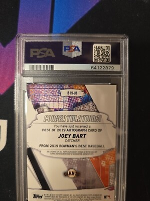 2019 Bowman's Best - Autographs Gold Refractor #B19-JB Joey Bart