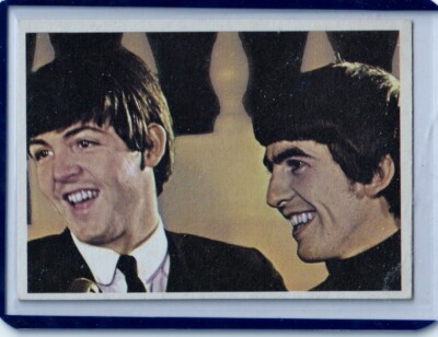 THE BEATLES Diary 1964 Topps 1st Series card #37A