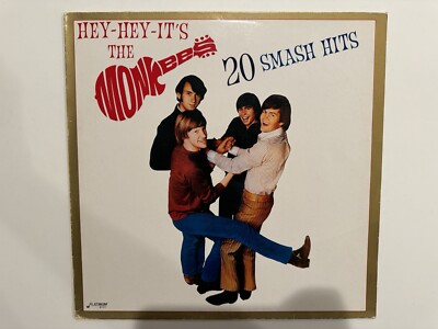 Hey Hey It s The Monkees 20 Smash Hits Vinyl LP EX/VG+ 1985 1st Pressing German
