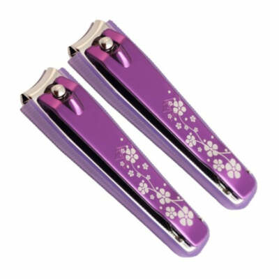 Sevenstar Premium Lila Große Nagelknipser 2 Stück Set Made in Korea