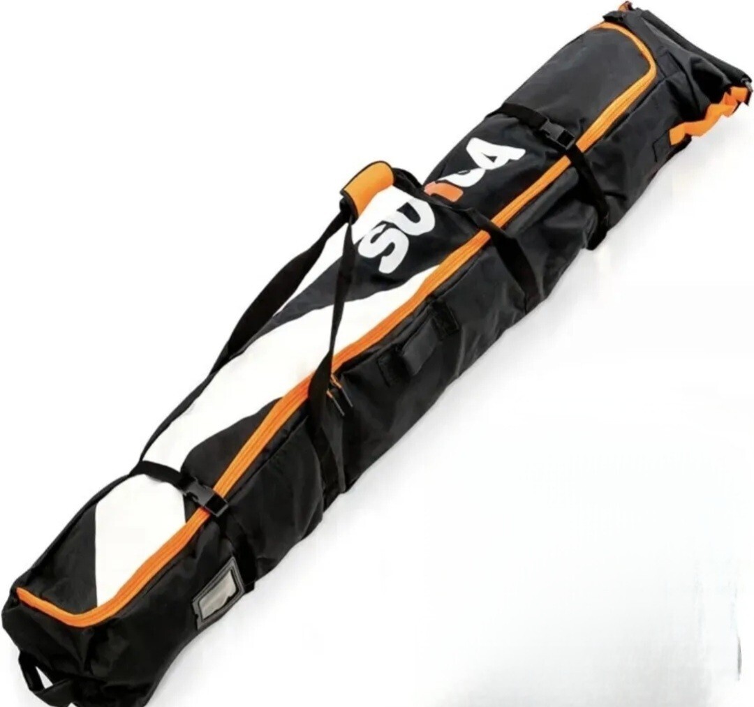Sukoa Premium Ski Bag Unpadded Travel Ski Luggage Bag (ORANGE