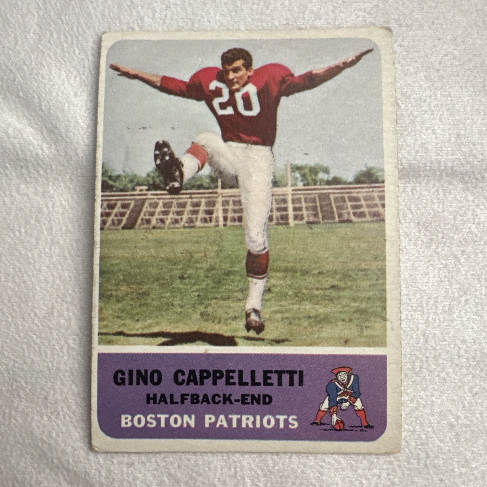 1962 Fleer Gino Cappelletti #3 Rookie Card