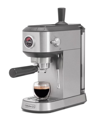#ad Calphalon Miniatura Espresso Machine With Milk Frother amp; Pressure Gauge $79.99