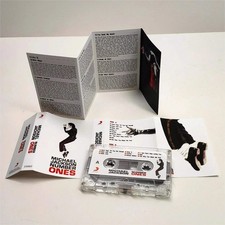 Classic Michael Jackson Music Cassettes Number Ones Album Black Or White Music T