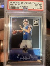2018 Donruss Optic Josh Allen Rookie Elite Series PSA 10 Bills SSP RC Mint🔥💎🏈