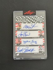BOB COUSY * BIRD * MAGIC * BARKLEY 2025 LEAF INDEPENDENCE DAY CELEB 8 AUTO 1/1