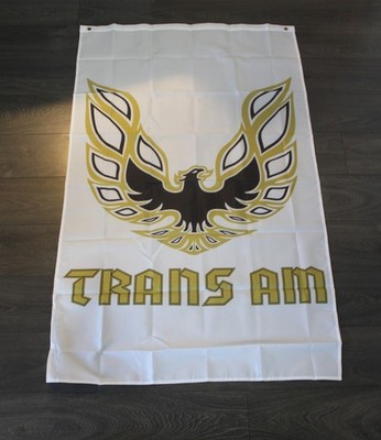 Trans Am Racing Banner Flag 3x5 Garage Man Cave Firebird Logo Auto Repair Shop