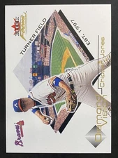 Chipper Jones 2001 Fleer Focus Baseball Diamond Vision Atlanta Braves #9DV