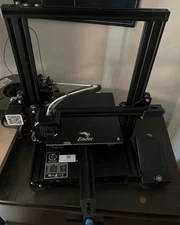 Creality Ender 3 V2 3D Printer – For Parts/Repair – Extras Included