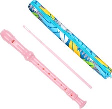 Soprano Recorder Instrument for Kids Beginners 12.6 x 1.6 x inches, Pink