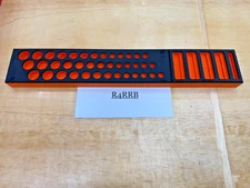 Snap-on Tools ORANGE FOAM ORGANIZER for 39pc 3/8" Drive SAE Socket Set FMS004BO