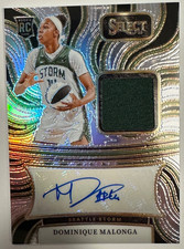 2025 Select Dominique Malonga RC #AM-DM **AUT...