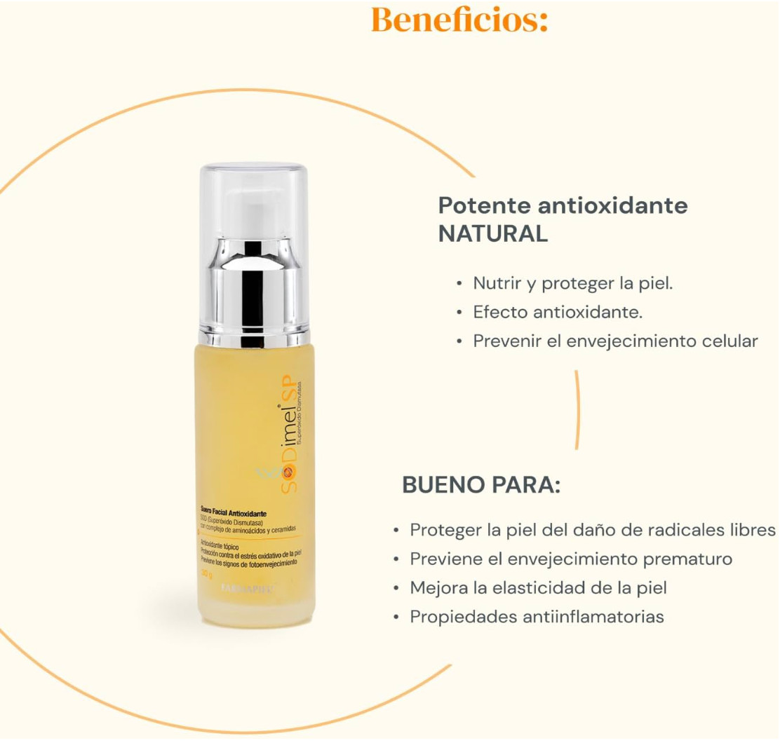 Sodimel Antioxidant Serum 30 g | Daily Skin Care for Hydration and Radiant Glow