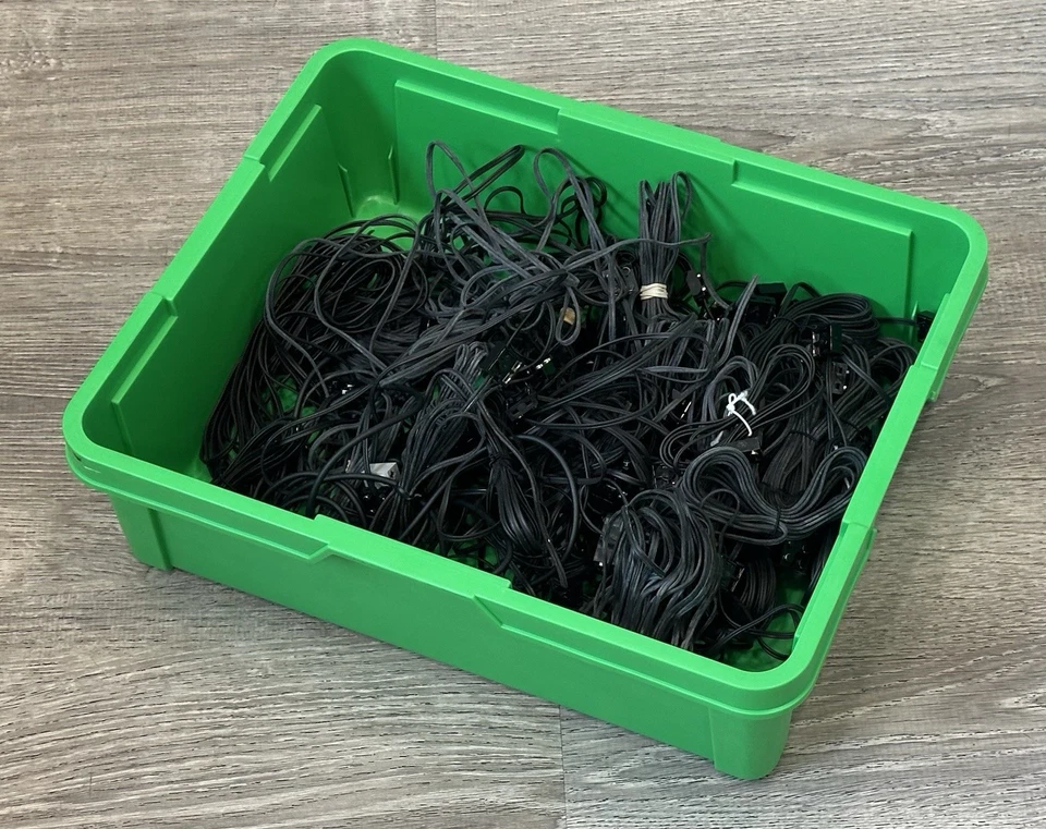 *Lot of 40* Lego Dacta 5306bc164 Electric Wire w/ Brick (Assorted Sizes) 2x2x2/3 - Image 3 of 4