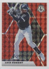 2021 Panini Mosaic Red Mosaic Prizm Luis Robert #60 h2f