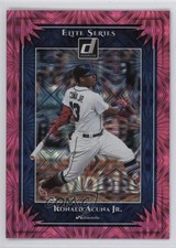 2019 Panini Donruss Elite Series Pink Firework Ronald Acuna Jr #ES1 n1u