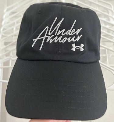 Under Armour Women s Black White Signature Logo Hat